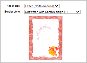 best santas letter paper size design