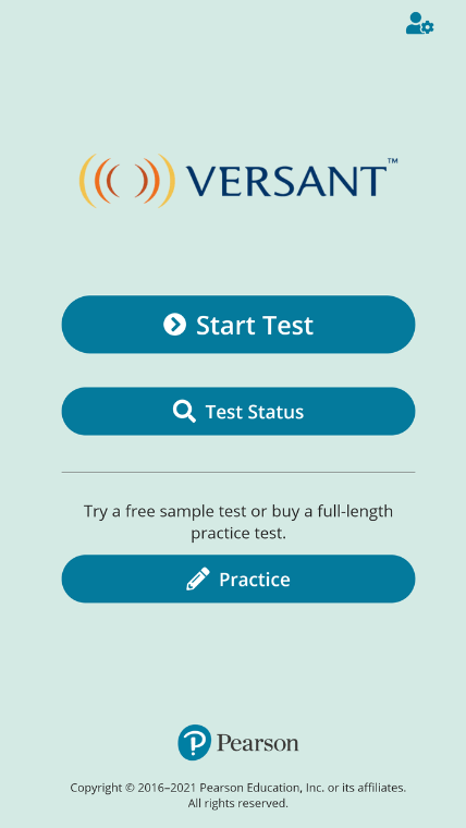 Versant　アプリ 模擬テスト